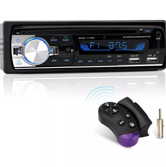 RADIO DE VOITURE stéréo DAB+ RDS AM FM 1 DIN Bluetooth lecteur MP3