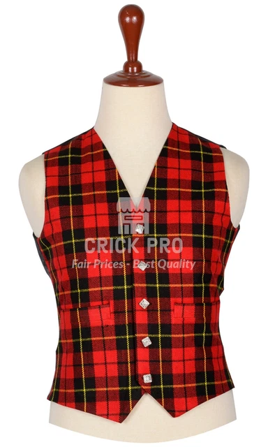 Wallace Scottish  Kilt Vest - Custom made Waistcoat | Handmade Waistcoat