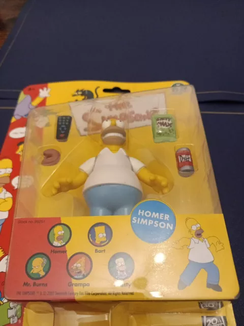 The Simpsons Homer Simpson Collectable Figure Giochi Preziosi 2002 Fox New... 2