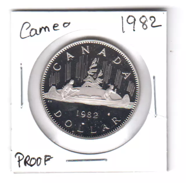 1982   $1.00 DOLLAR  PROOF COIN - -- Heavy Cameo- Item #1381