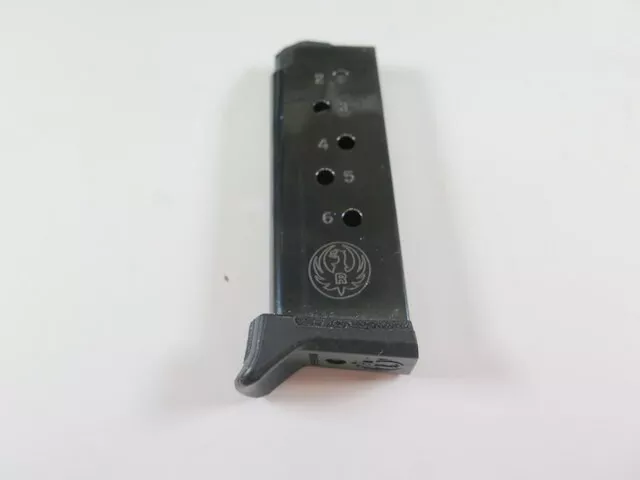 RUGER LCP .380 6-Round Magazine Factory With Finger Extension Oem $14. ...