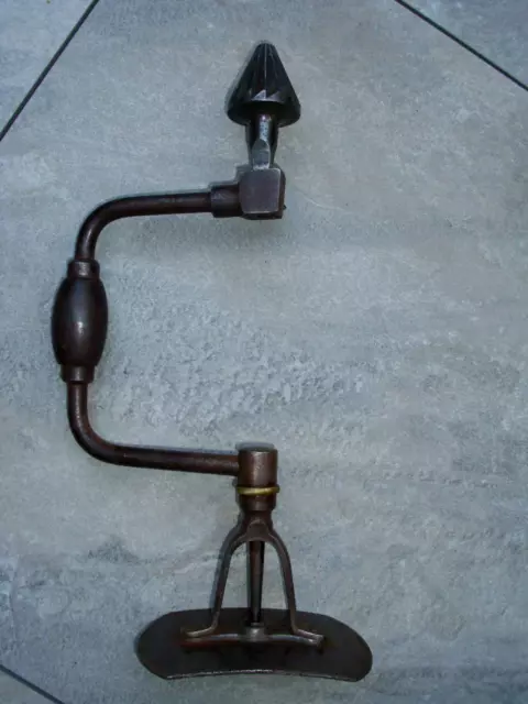 Alte antike Brustleier mit Fräskopf 1 1/2" ALARM mit D.R.G.M  museal selten