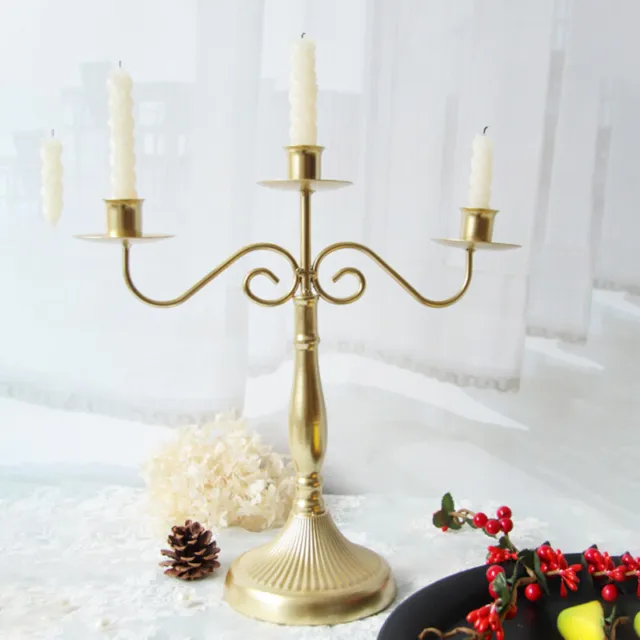 Soporte para velas estilo nórdico para candelabros mesa de comedor luz de velas accesorios para cena