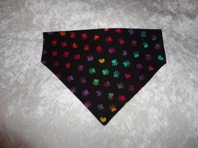 Rainbow Paws OSFA dog over collar bandana scarf