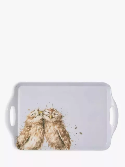 Wrendale Designs Owl Large Melamine Tray, 48cm