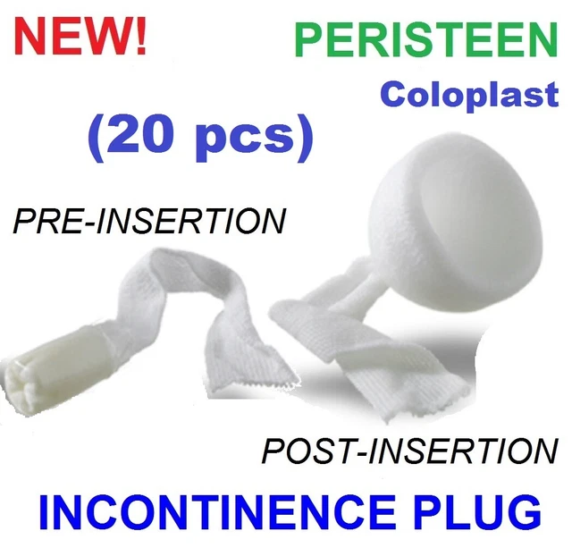 20X COLOPLAST PERISTEEN Bowel Fecal Incontinence Rectal Anal Tampon