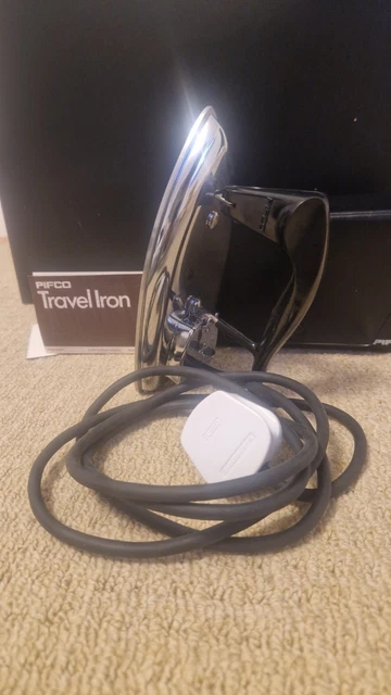 Fer à Repasser De Voyage Vintage PIFCO 1053 – Tension Universelle 100-240V – Fabriqué En Angleterre