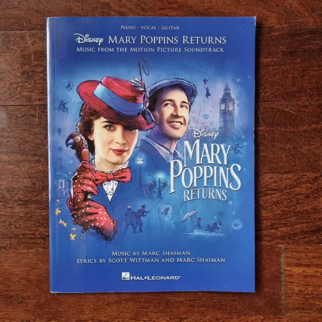 Hal Leonard Mary Poppins Returns Music From The Motion Picture Soundtrack