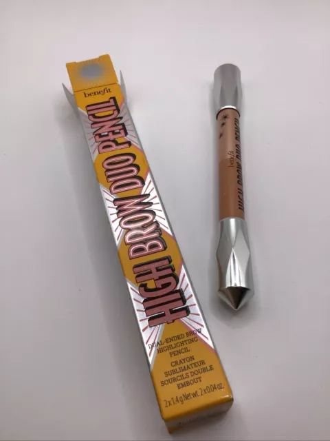 Nuevo lápiz Benefit High Brow Duo 2,8 g TAMAÑO COMPLETO miel brillo/almendras