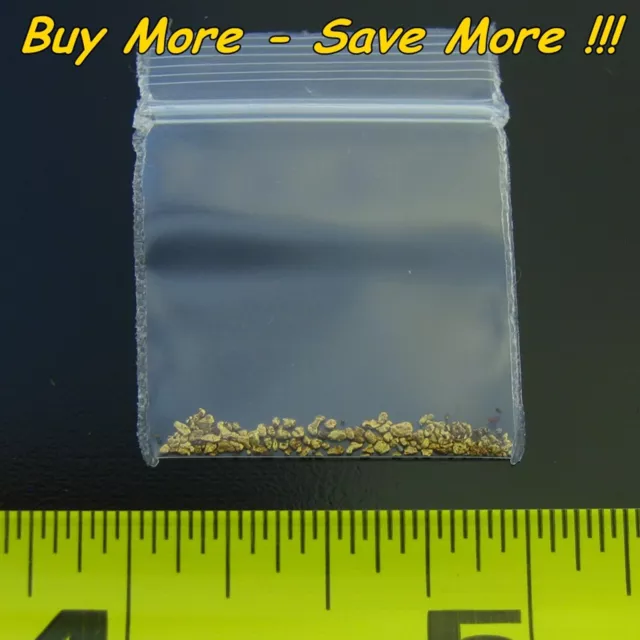 .195 Gram Natural Gold Dust Fines Raw Alaskan Placer Nugget Flake Paydirt 18k AU