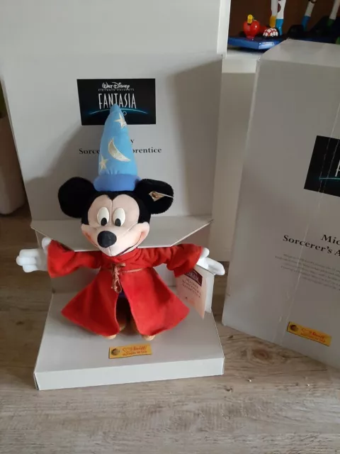 Steiff Mickey Maus Zauberlehrling Fantasia 2000 Limitiert OVP