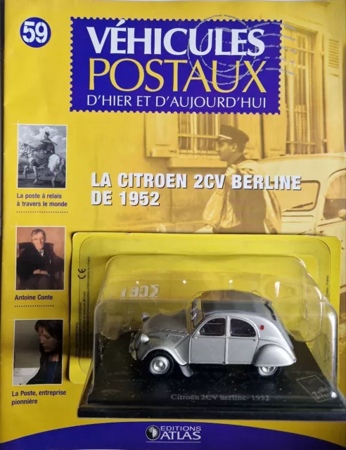 Universal Hobbies 1/43 - La Poste PTT 59 - Citroen 2 CV berline 1952