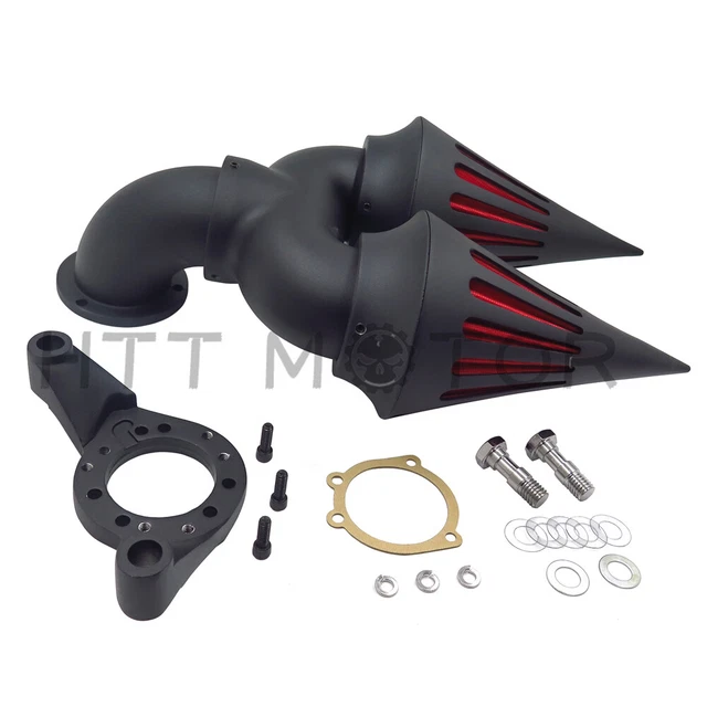 HONGK HARLEY CV Carburetors VTwin Black Spike Air Cleaner Carb Cover Intake EUR 190,52
