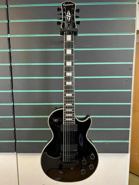 Epiphone Matt Heafy Signature Les Paul Custom 7 Ebony 2015 Electric Guitar
