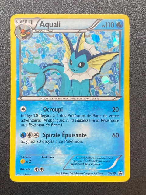 Pokemon Cards Fr N&B Promo - Aquali Bw89 Holo - Tbe