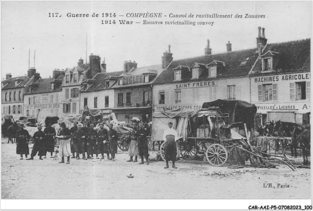 CAR-AAIP5-60-0426 - COMPIEGNE - Convoi de ravitaillement des zouaves