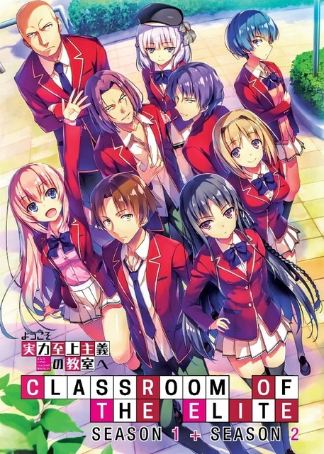 DVD ANIME CLASSROOM Of The Elite Season 1+2 (1-25 End) English Dub All