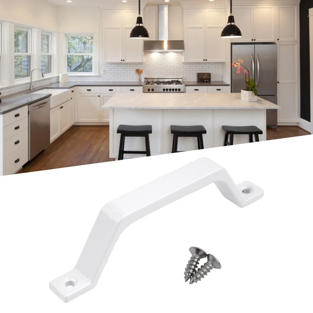 Barn Door Pull Handle Heavy-Duty Black Hot Bed Sliding Gate Shed Garage Part