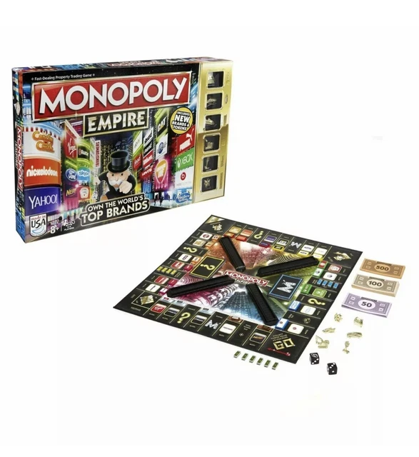 MONOPOLY EMPIRE GOLD Edition Own the World's Top Brands Game - SEALED ...