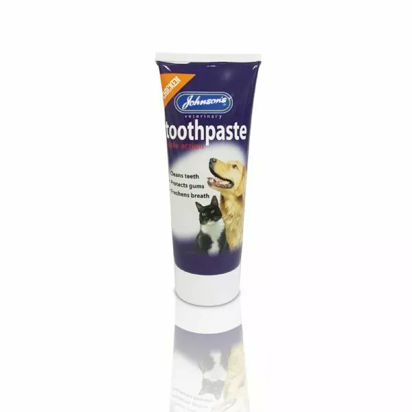 Johnsons TRIPLE ACTION Dentifrice chats et chien 50 g