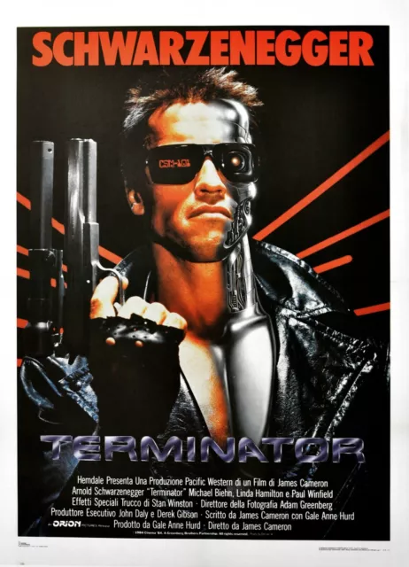 The Terminator - Poster (A0-A4) Film Movie Picture Wall Decor Actor