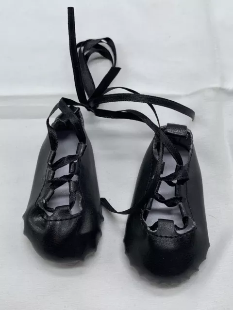 Black Irish Dance Shoes Ghillies NEW in Package Irish Dance Shoes For  18" Doll