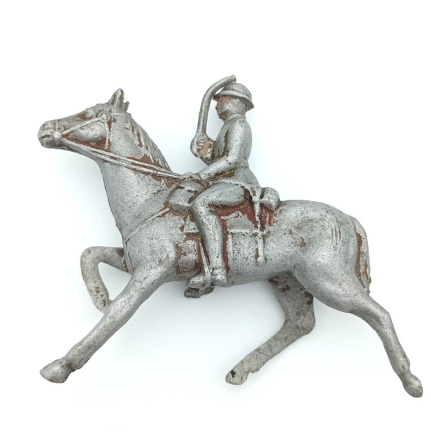 JOUET ANCIEN ALUMINIUM moto side car militaire moteur mécanique quiralu JOUET ANCIEN ALUMINIUM moto side car militaire moteur mécanique quiralu