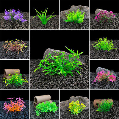 Simulation Plastic Grass Aquarium Artificial Water Plants Fish Tank Ornament 1pc