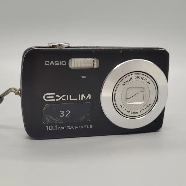 Casio Exilim EX-Z33 10.1MP Compact Digital Camera Black Tested