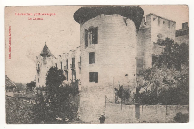 CPA 54 - LIVERDUN: LE CHÂTEAU (MEURTHE-et-MOSELLE) WRITTEN IN 1915