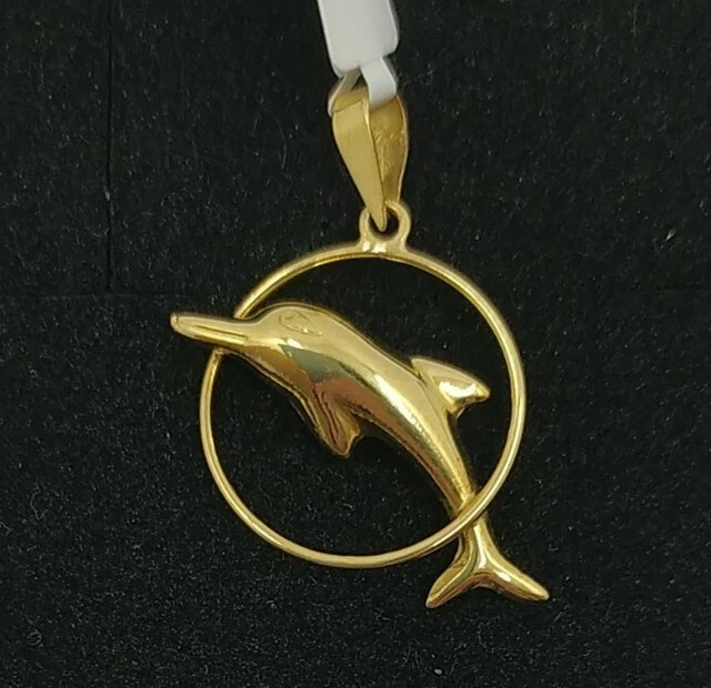 Bracelet or 18 carats avec des dauphins