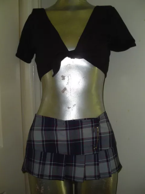 School Girl Costume Stripper Pole Dancer Exotic Entertainer  Role Play