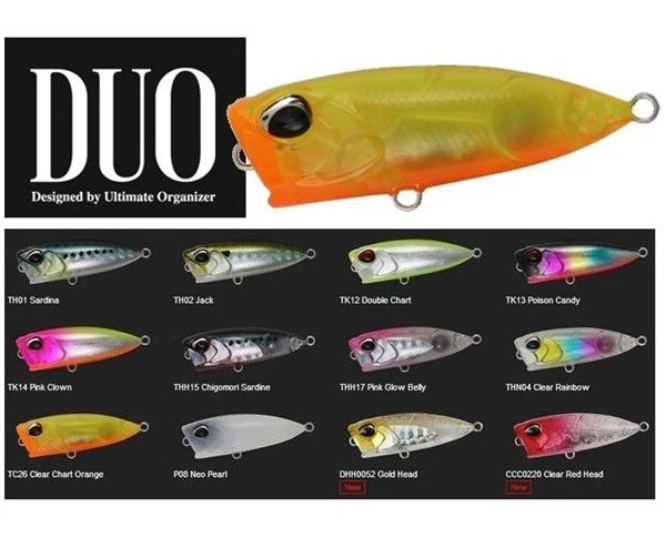 DUO TETRA WORKS POCOPOCO Hard Lures Spinning LRF Light Fishing Japan 40mm 3gr