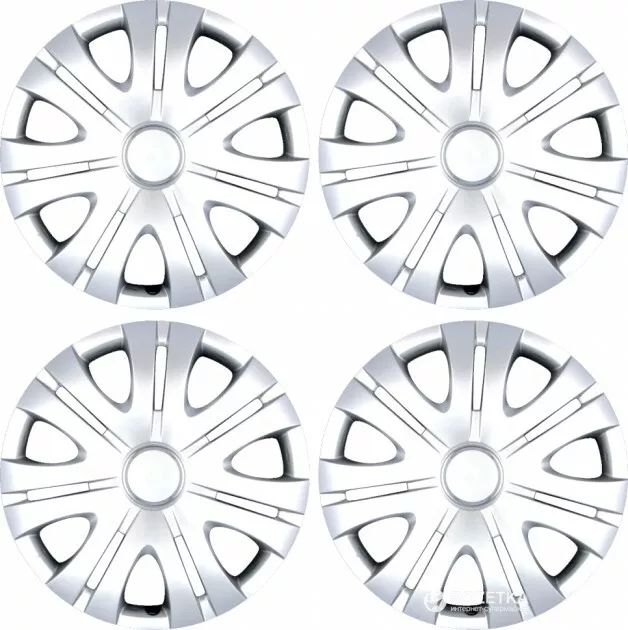4 Copriruota Coprimozzo Copriruota Adatti Ford Fiesta Focus Mondeo 15" R15