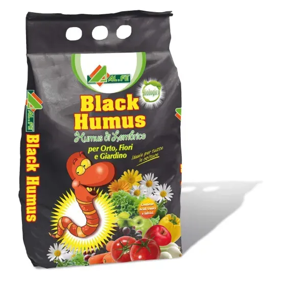 Black Humus di Lombrico - Concime Organico Biologico Naturale