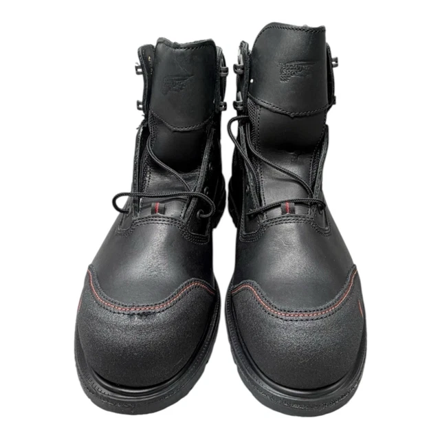 Work Boot Styles RED WING BRNR XP 2400 Work Boots Mens 12 EE Wide Black Waterproof ...