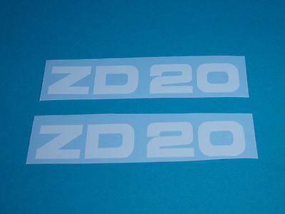 Zündapp Tank Schriftzug Aufkleber Dekor ZD ZR ZB ZA ZX ZS ZL ZE schwarz weiß 