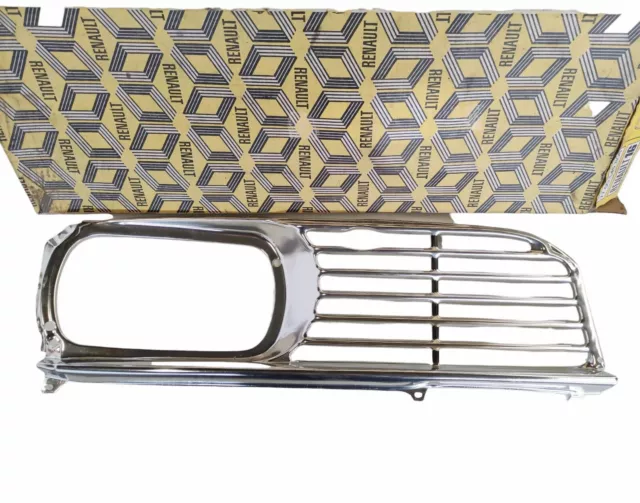 RENAULT R16 TS / TL - 7700546806 - Grille de calandre droite - NEUVE