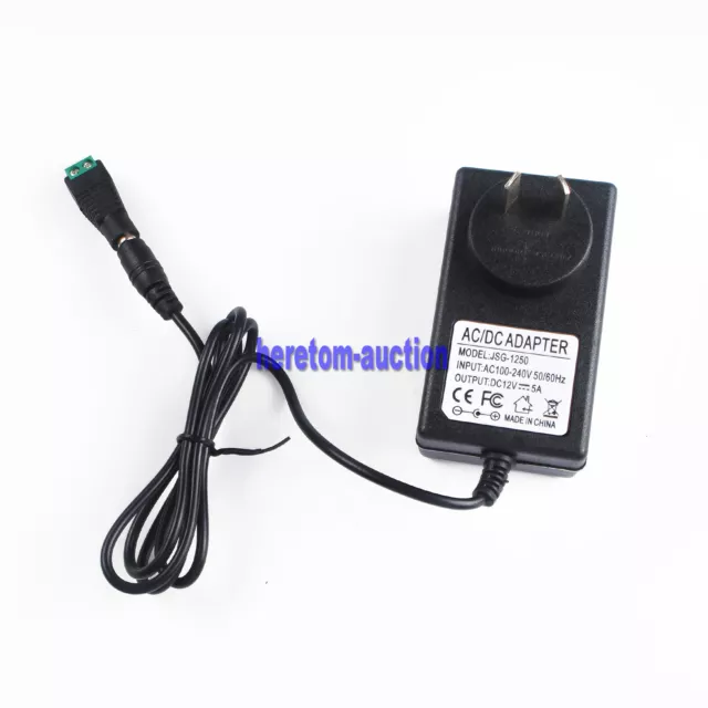 AC 240V To DC 12V 5A 60W Power Supply Adapter Transformer Charger for Led Strip