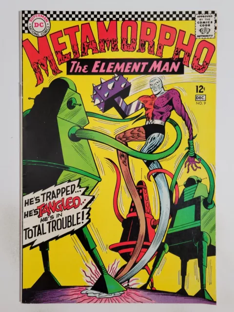 Metamorpho #9 (F/Vf) 1966 The Element Man! Silver Age Dc Comics