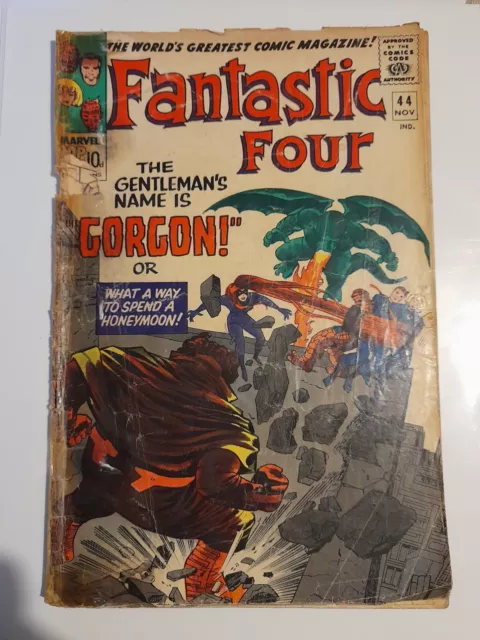 Fantastic Four #44 Nov 1965 Fair/Good 1.5 1st appearance of Gorgon