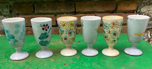 Lot De 2 Tasses Roger Et Odette – Faïence De Vallauris – Vintage – Made In France