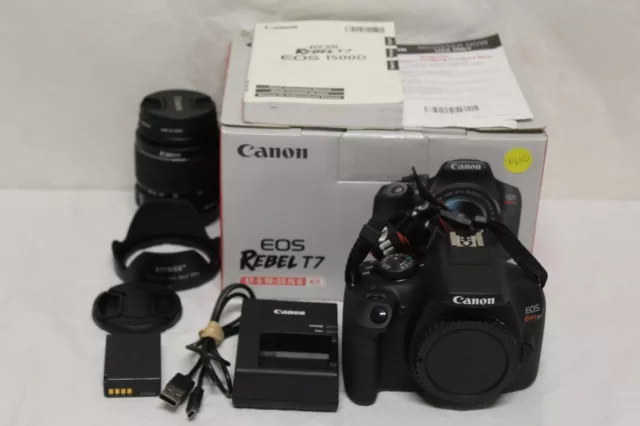 Canon EOS Rebel T7 DSLR Camera with 18-55mm Lens C3