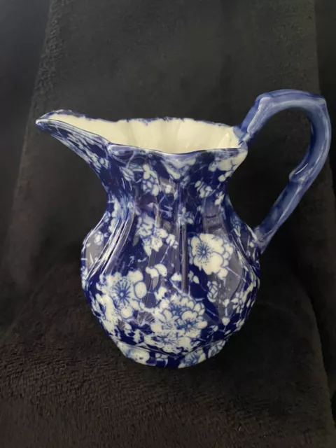 Vintage Victoria Ware Pitcher Calico - Unknown Backstamp