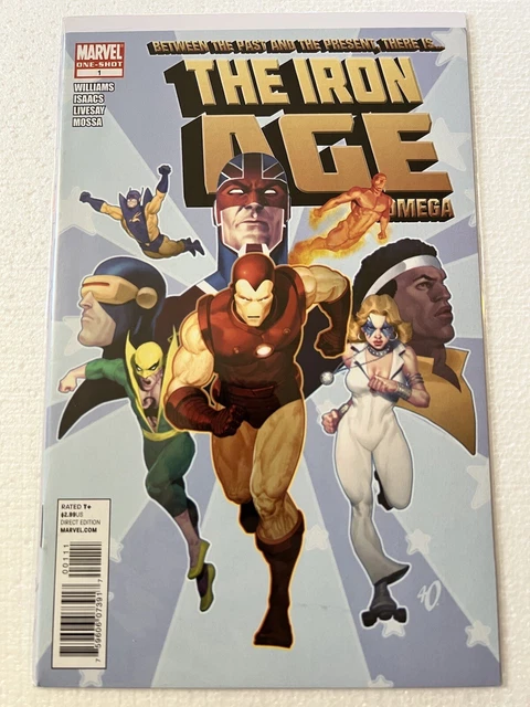 Iron Age Omega 1 Marvel Comics 2011 VF + NM -  8.5 - 9.0 Olivetti Cvr / Dazzler