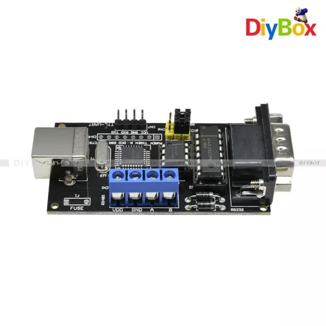 RS232/UART DB9 USB to Serial RS485/TTL Adapter Converter Module FTDI FT232BM/BL