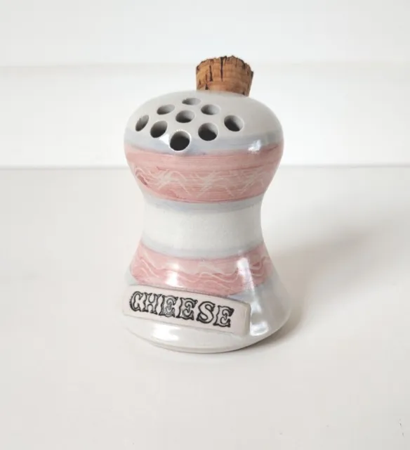 Fred's Folly Australian Pottery Parmesan Cheese Shaker Vintage Cottagecore