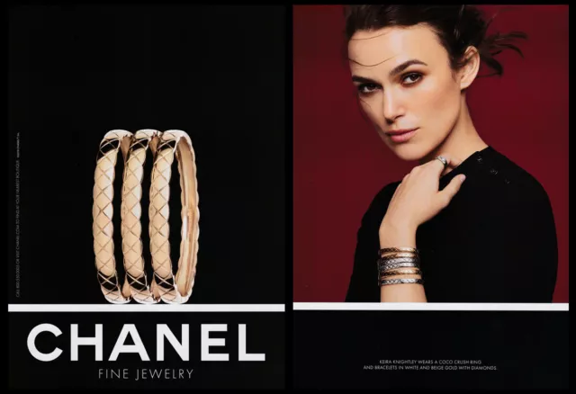 KEIRA KNIGHTLEY 2-PG clipping 2019 annonce pour Chanel EUR 6,72