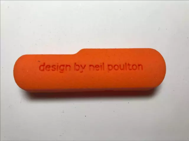 Cover TOP arancione originale per disco rigido robusto LaCie design di Neil Poulton