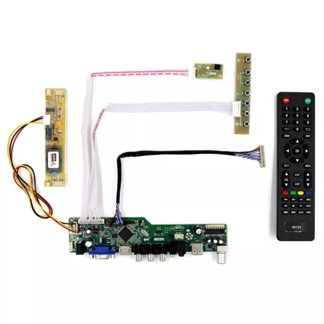 TV PC HDM I CVBS RF USB AUDIO LCD Controller Board For LVDS interface LCD Screen